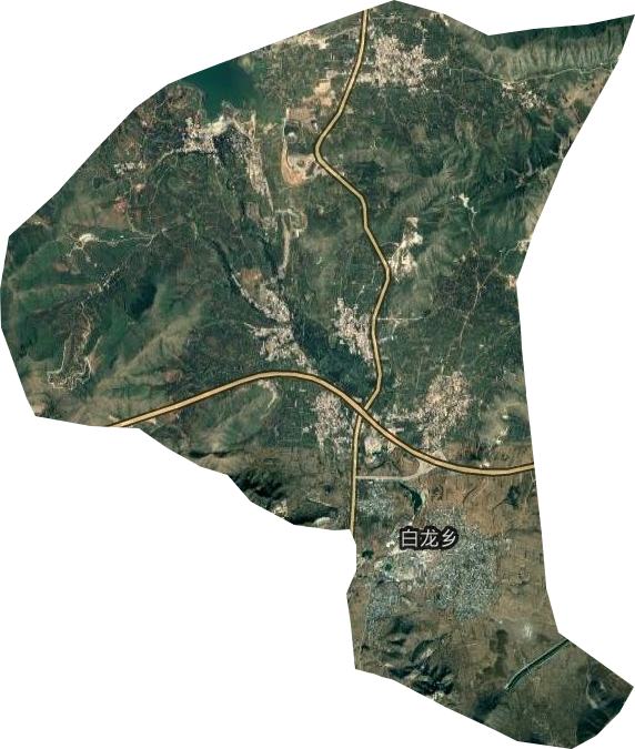 白龙乡卫星图