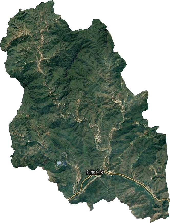 刘家台乡卫星图