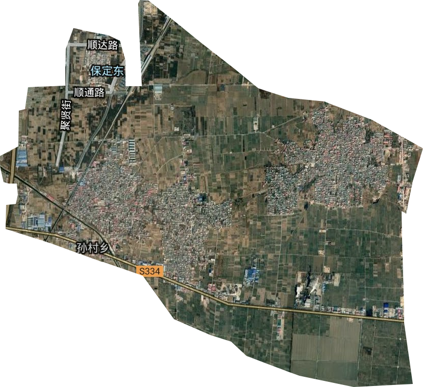 孙村乡卫星图