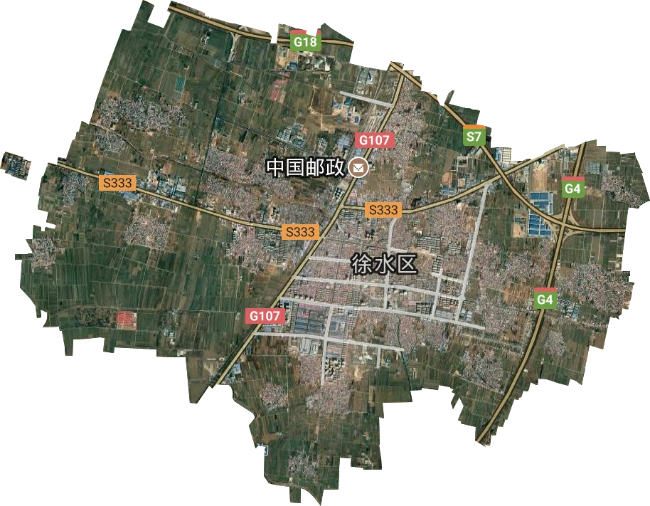 安肃镇卫星图