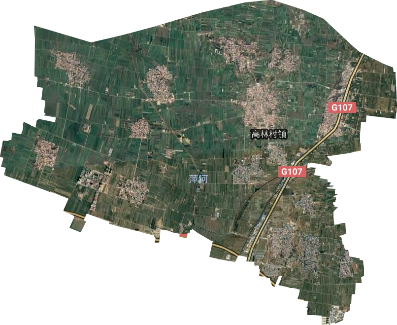 高林村镇卫星图