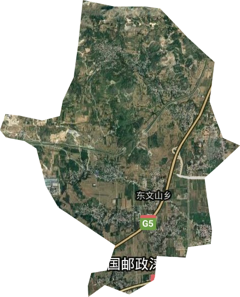 东文山乡卫星图