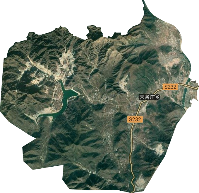 宋各庄乡卫星图