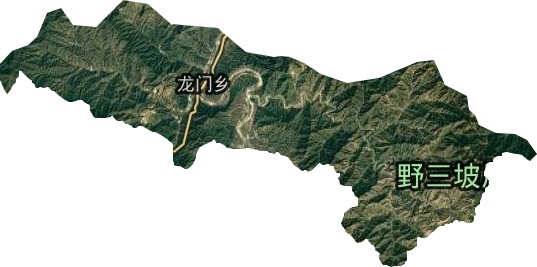 龙门乡卫星图