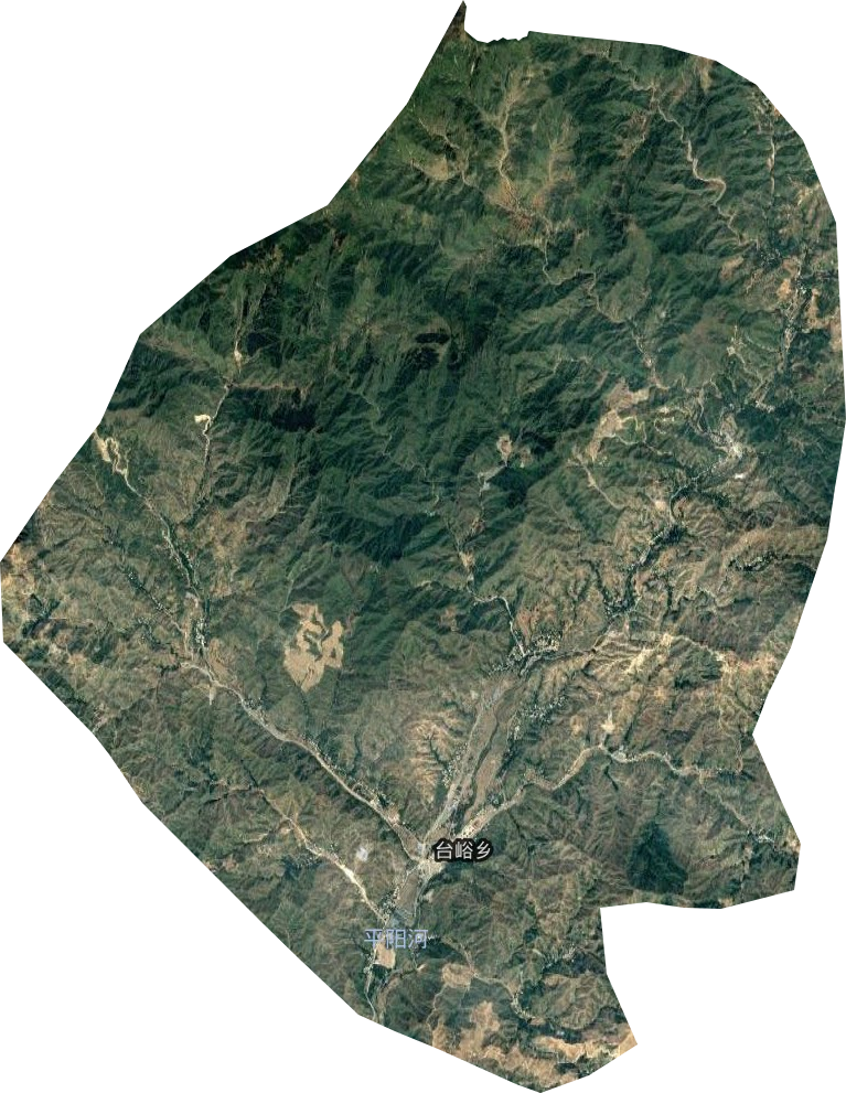 台峪乡卫星图