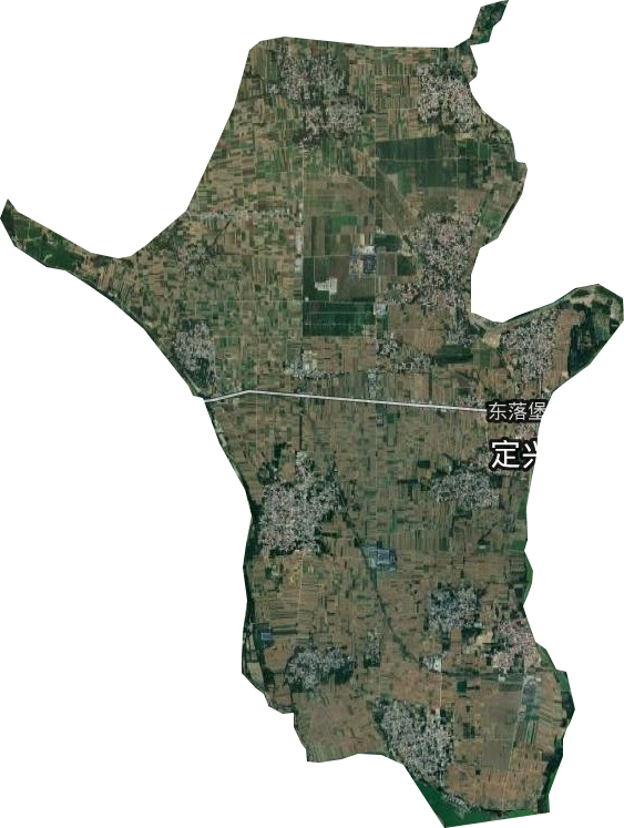 东落堡乡卫星图