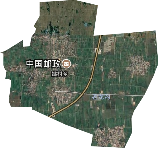 姚村乡卫星图