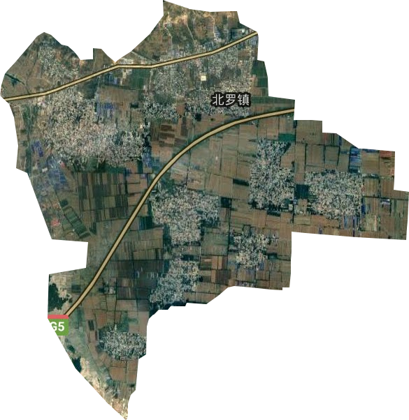 北罗镇卫星图