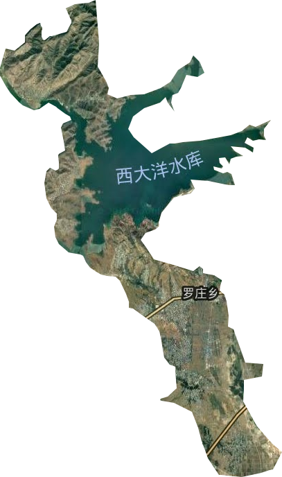 罗庄乡卫星图