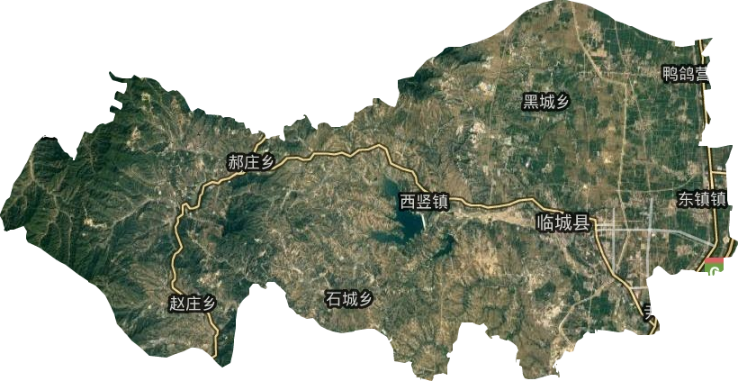 临城县卫星图