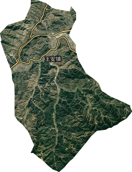 王安镇卫星图
