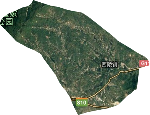 西陵镇卫星图