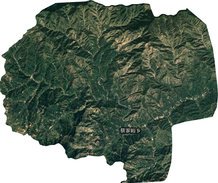 蔡家峪乡卫星图