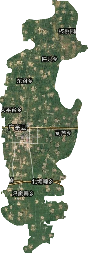 广宗县卫星图