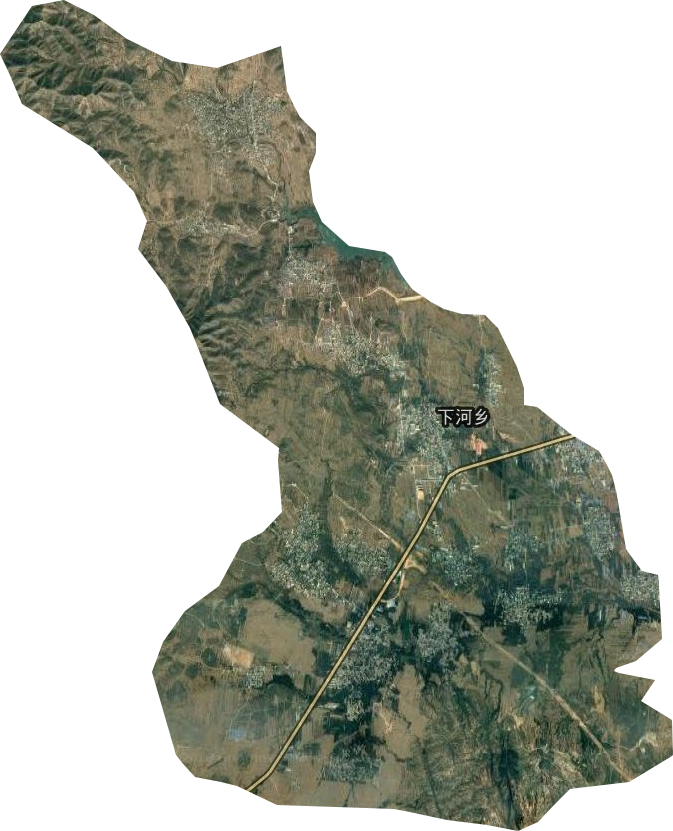 下河乡卫星图