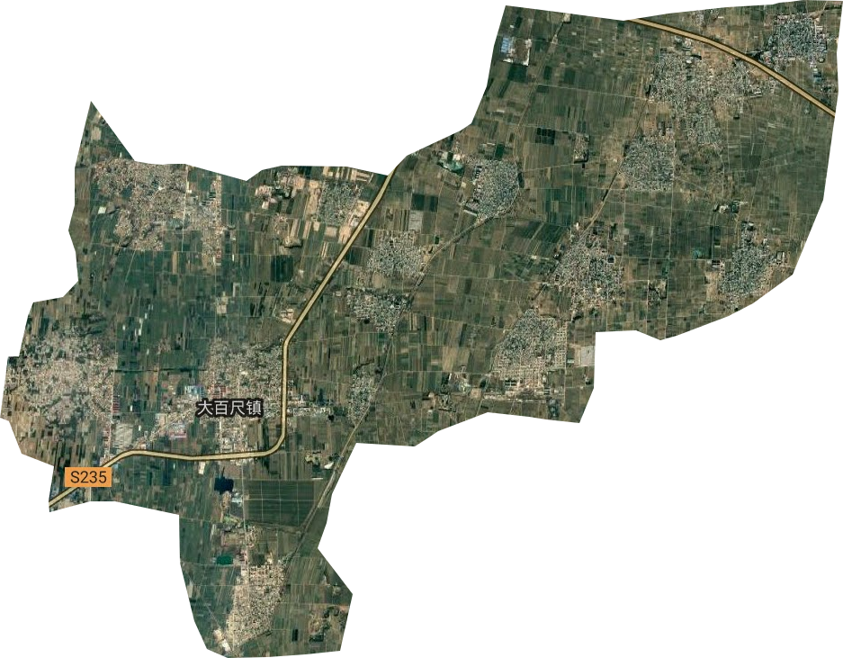 大百尺镇卫星图