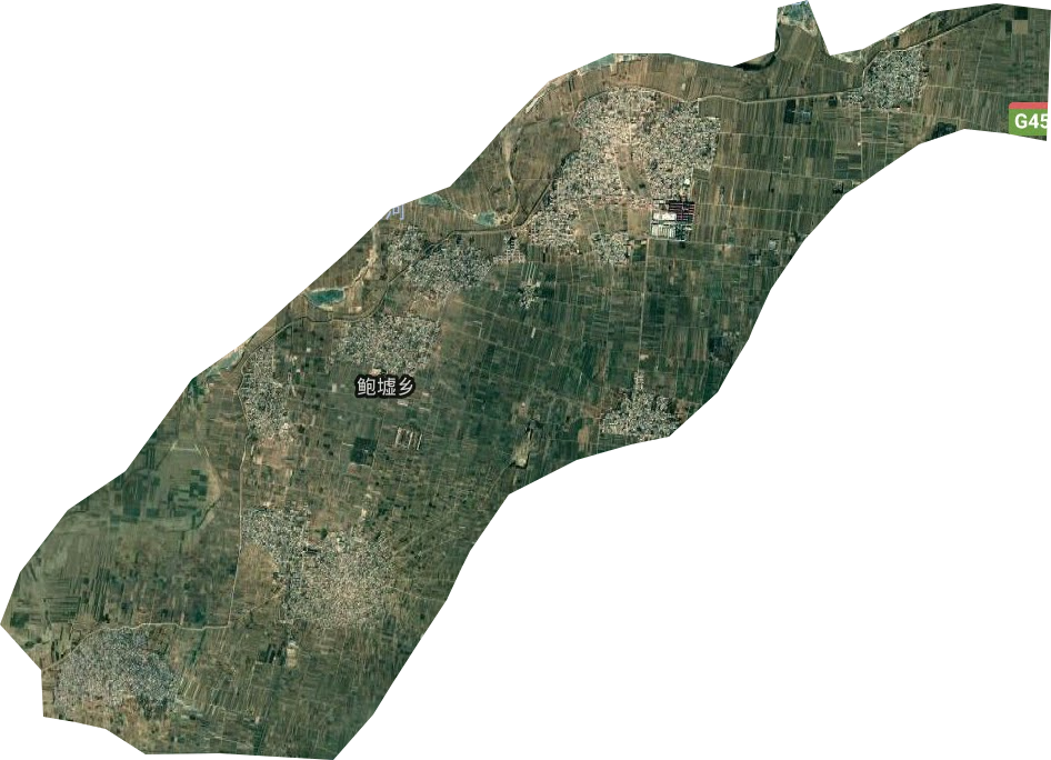 鲍墟乡卫星图