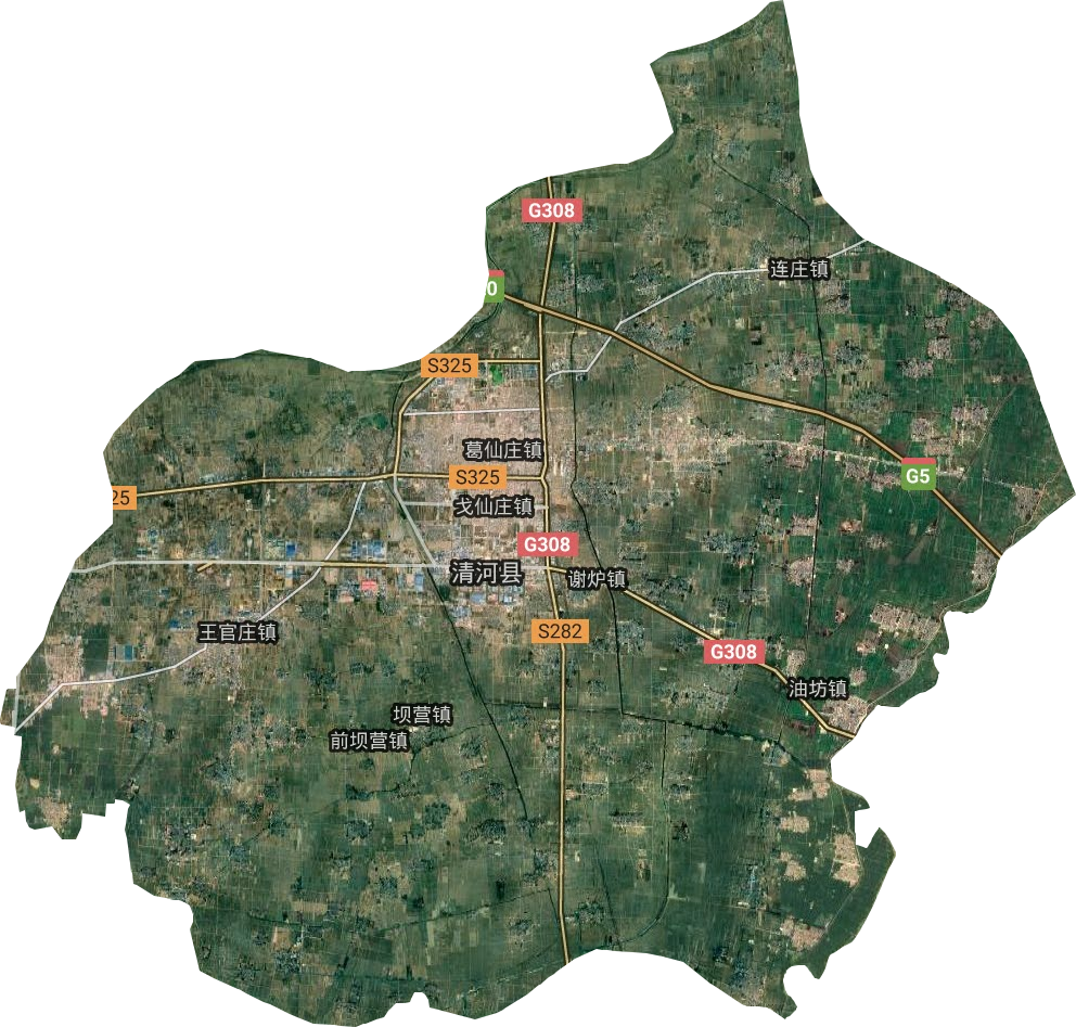 清河县卫星图