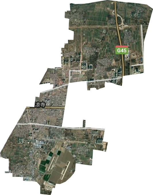 清凉寺街道卫星图