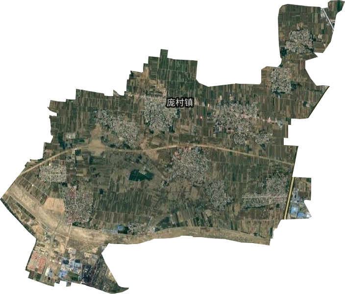 庞村镇卫星图