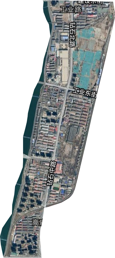 工业路街道卫星图