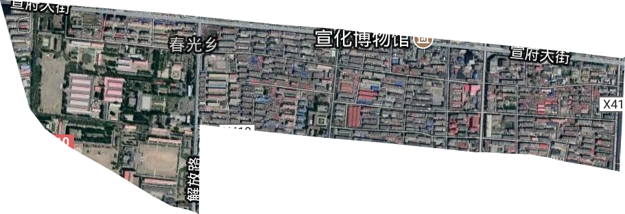 南大街街道卫星图