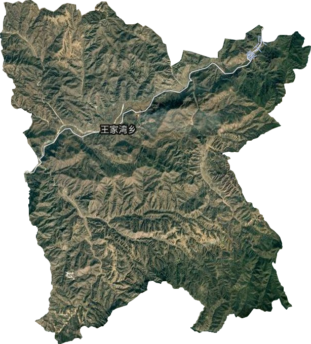 王家湾乡卫星图