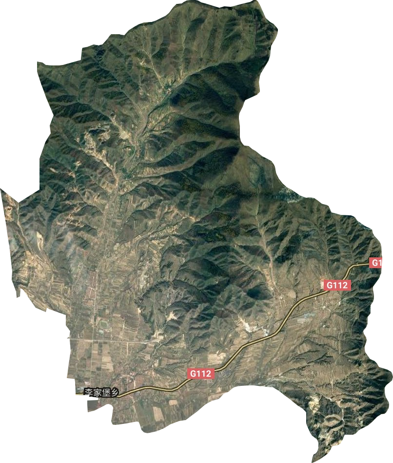 李家堡乡卫星图