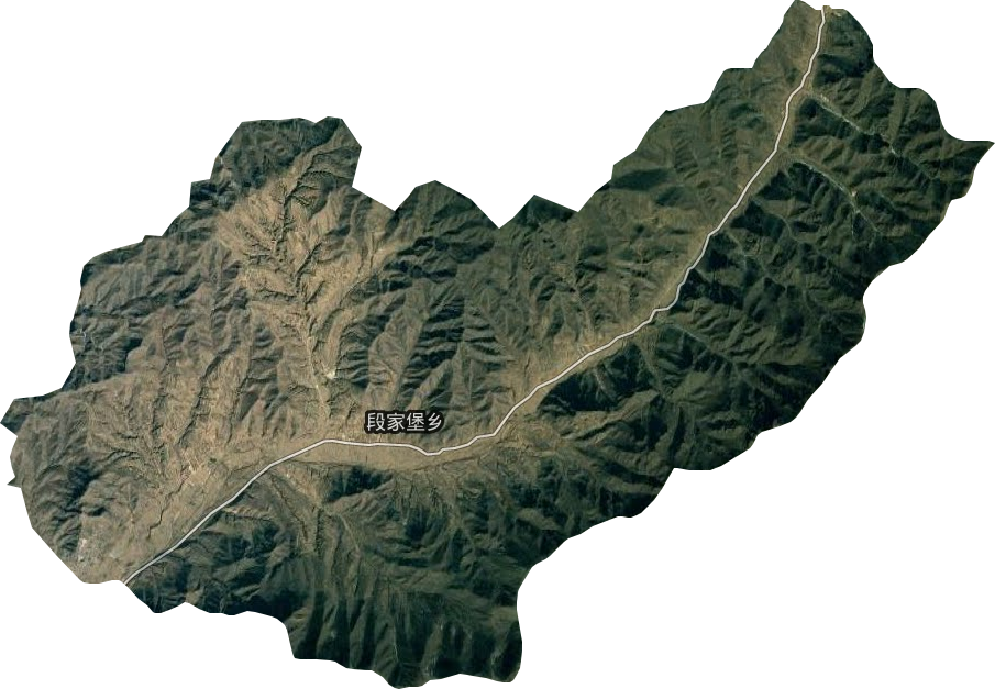 段家堡乡卫星图