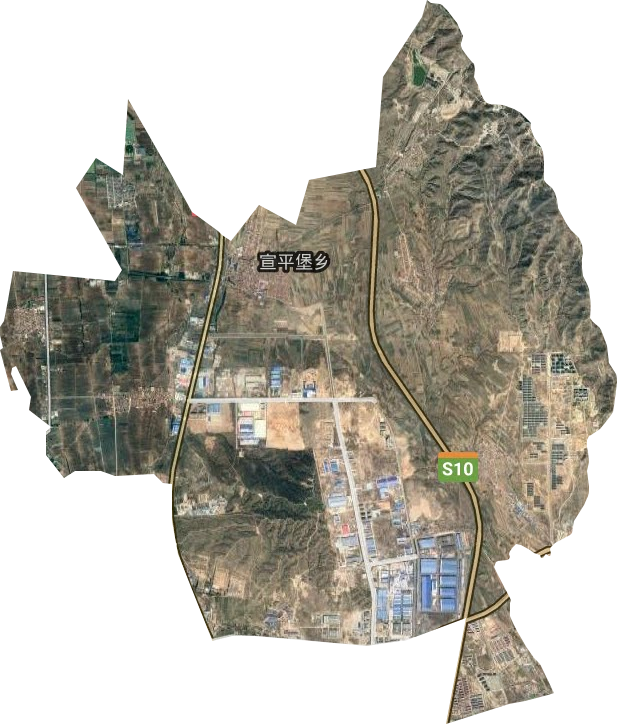 宣平堡乡卫星图