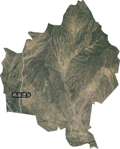 高庙堡乡卫星图