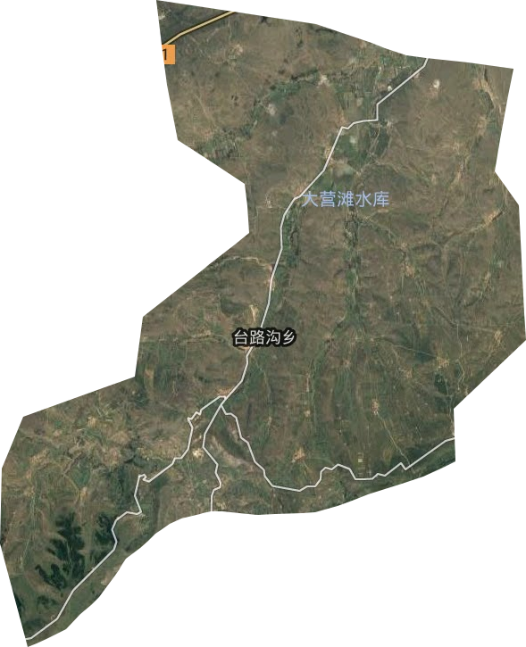 台路沟乡卫星图
