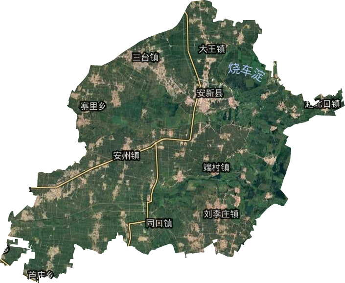 安新县卫星图