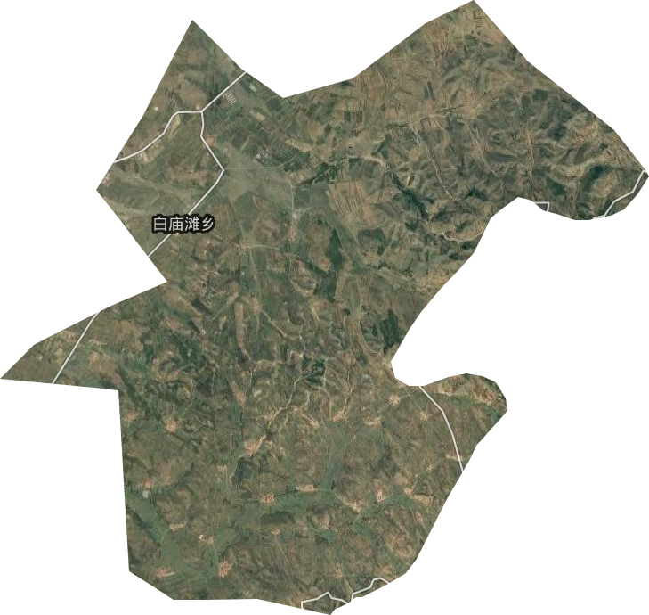 白庙滩乡卫星图