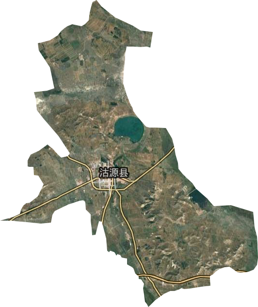 平定堡镇卫星图