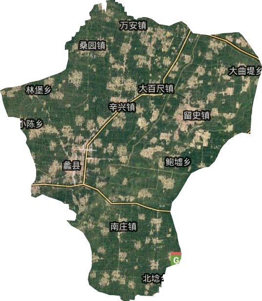 蠡县卫星图