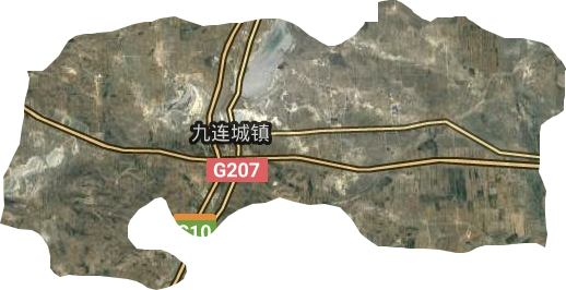 九连城镇卫星图