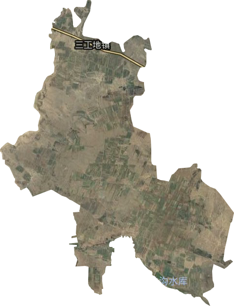 三工地镇卫星图