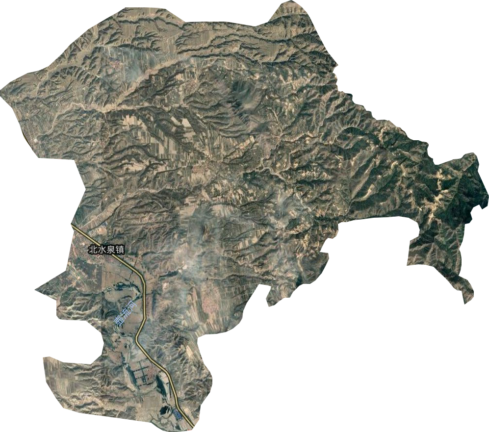 北水泉镇卫星图