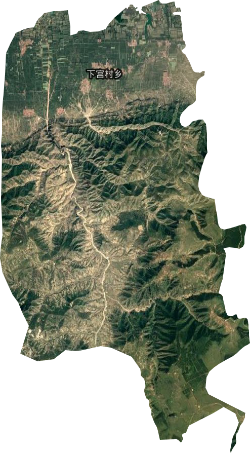 下宫村乡卫星图