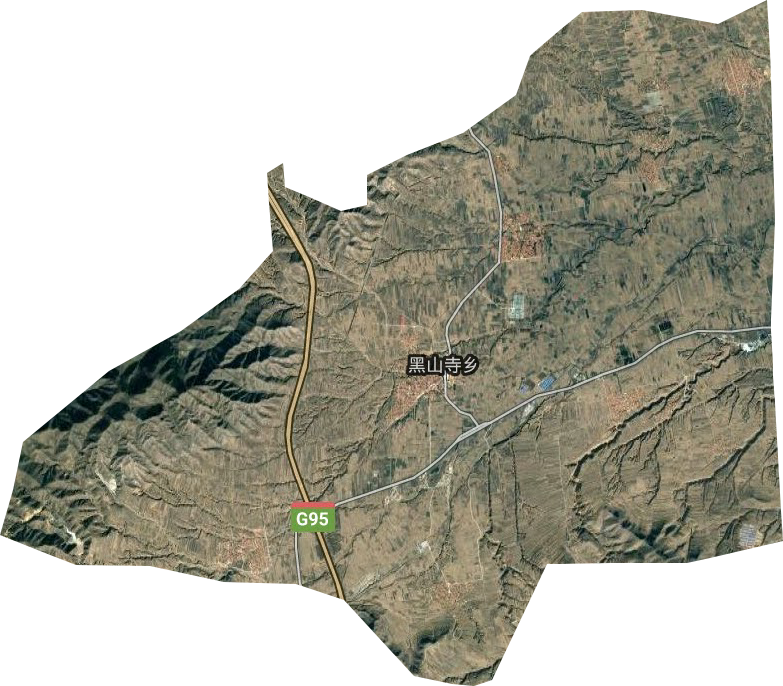 黑山寺乡卫星图