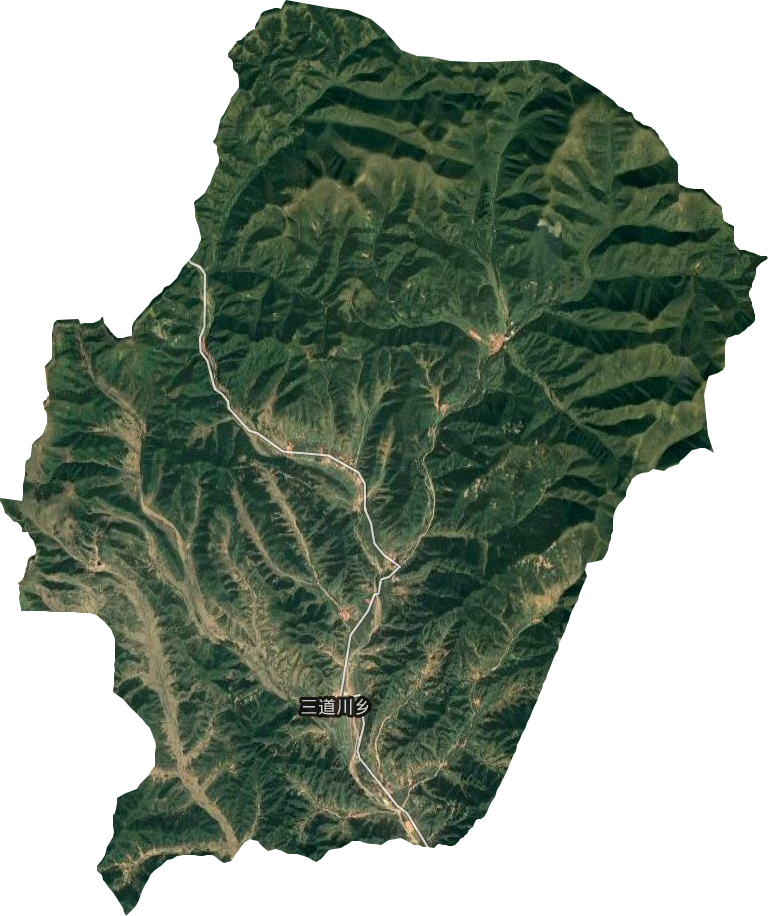 三道川乡卫星图