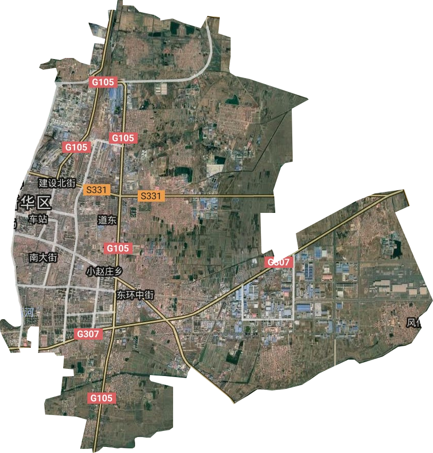 新华区卫星图