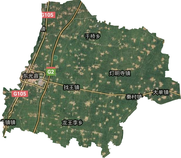 东光县卫星图