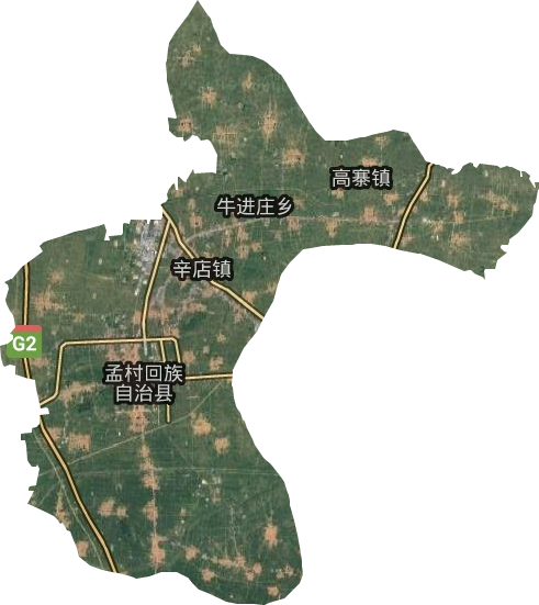 孟村回族自治县卫星图