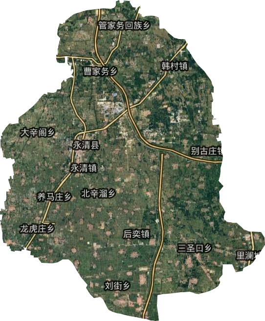 永清县卫星图