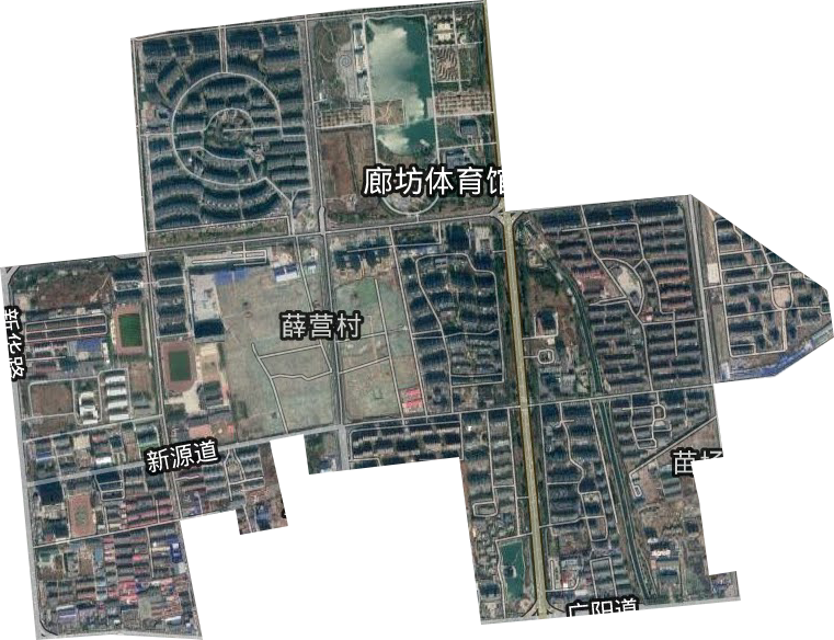 新源道街道卫星图