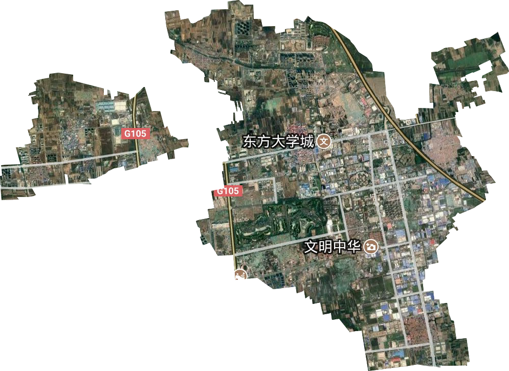 廊坊经济技术开发区卫星图