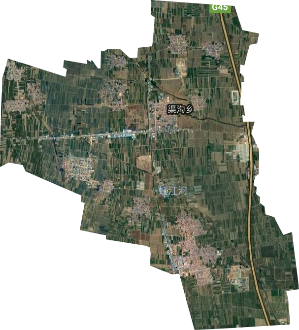 渠沟乡卫星图