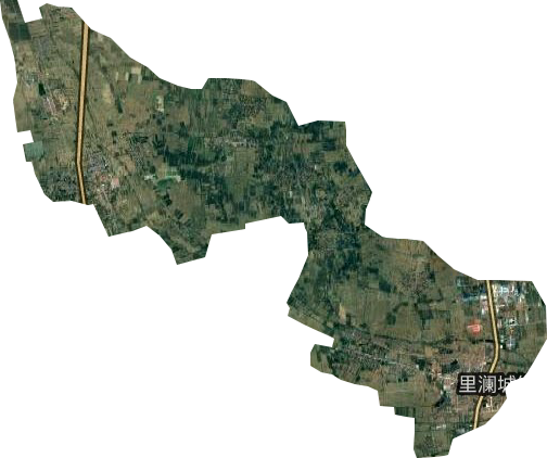里澜城镇卫星图